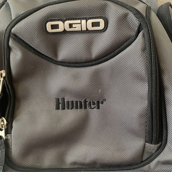 O'GIO Bounty Hunter Backpack Bag Black Nylon Laptop Hiking Biking audio pocket - Picture 3 of 11